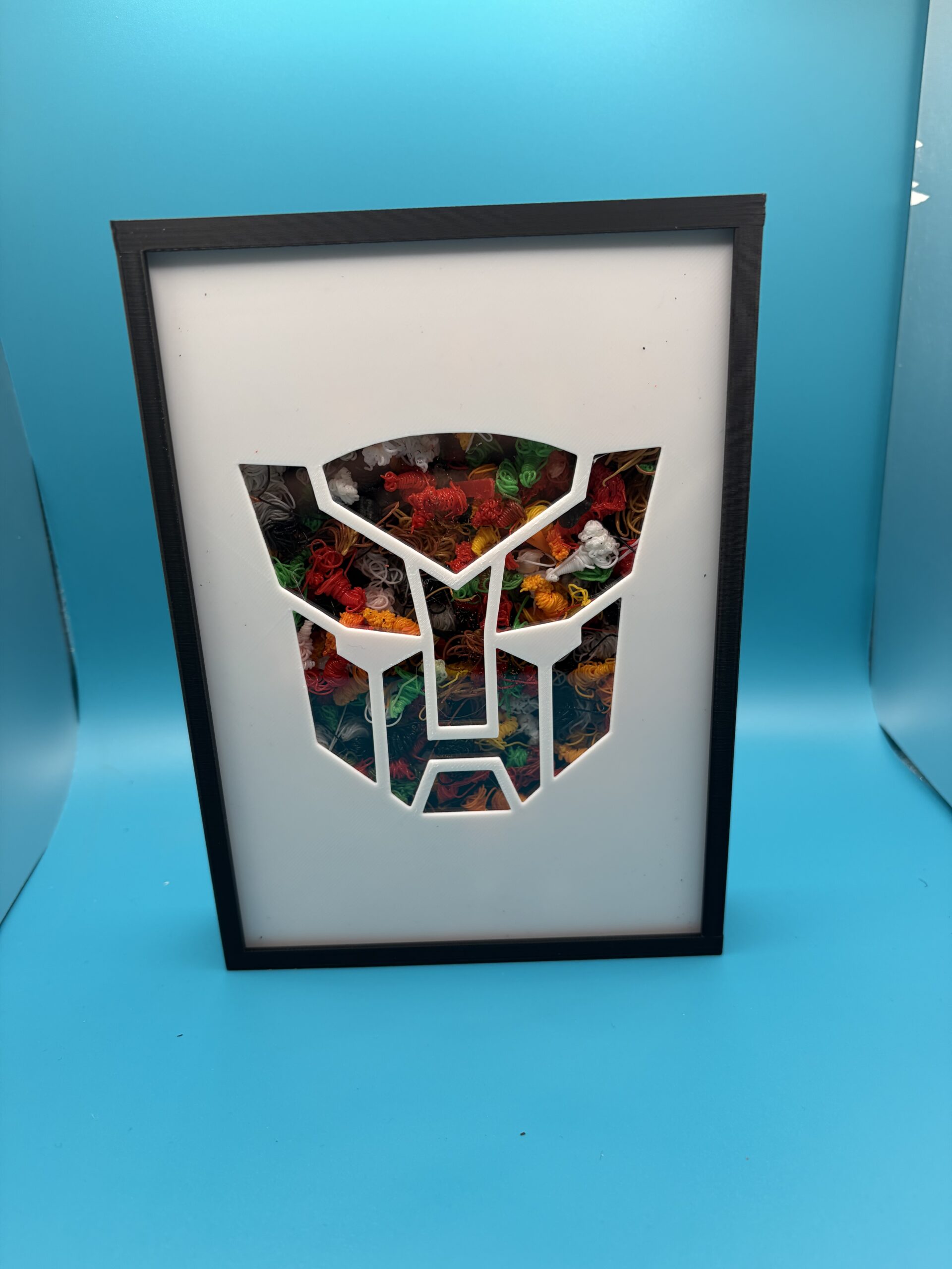 3D Printed Home Decor Picture Sign - Transformers image 0