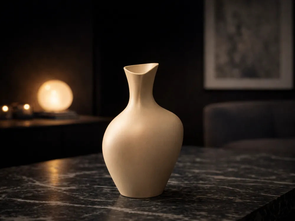 Modern 3D Printed Vase - For Faux or Dried Flowers image 1