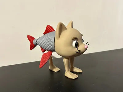3D Printed Italian Brainrot Action Figure Model -TrulimeroTrulichina image 0