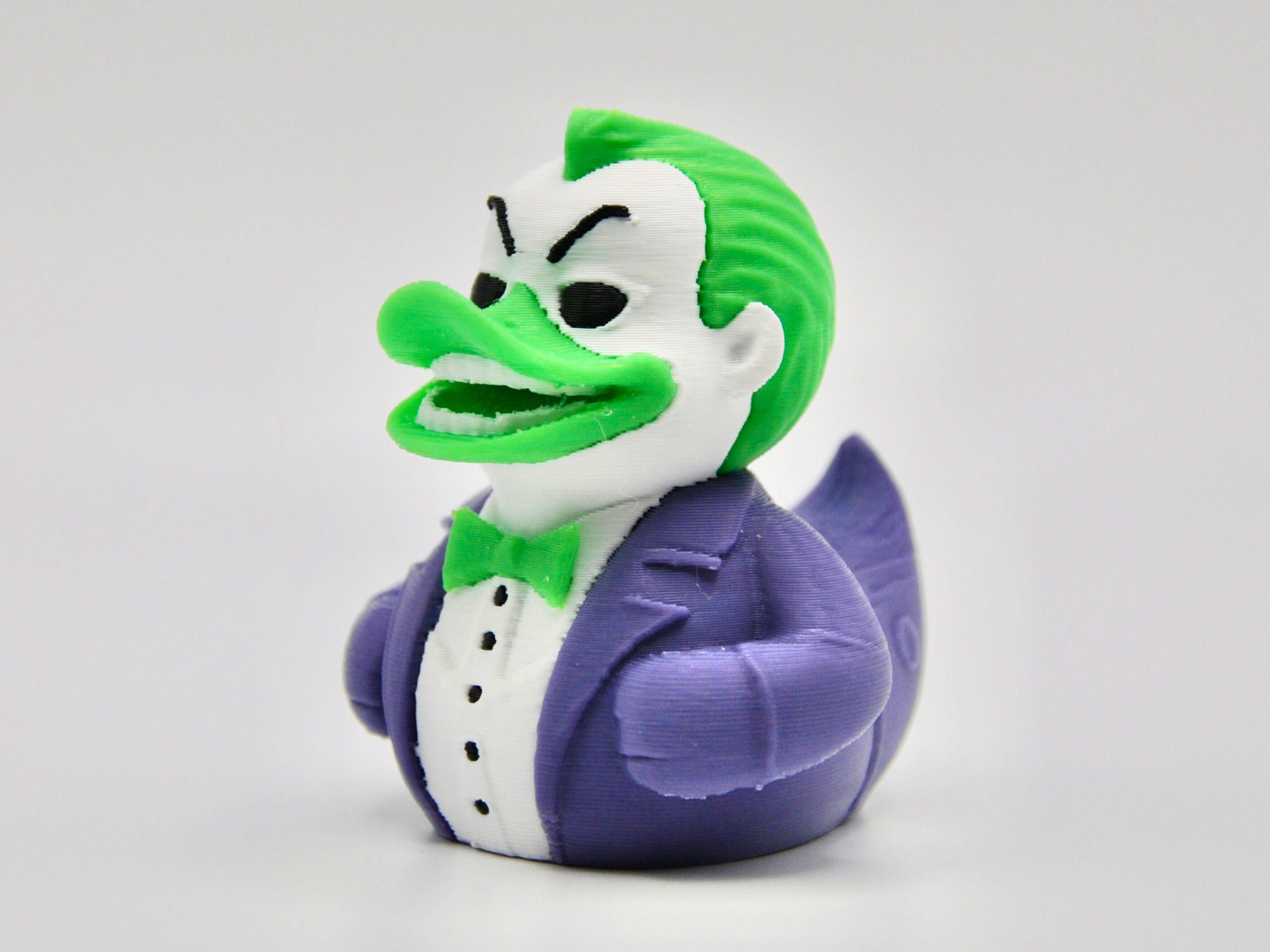 3D Printed Toy Duck Figure Model - Joker Duck image 0