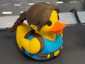 3D Printed Toy Duck Figure Model - Duck Lara Croft (Tomb Raider) image 0