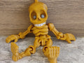 3D Printed Halloween Articulated Flexi Skeleton image 0