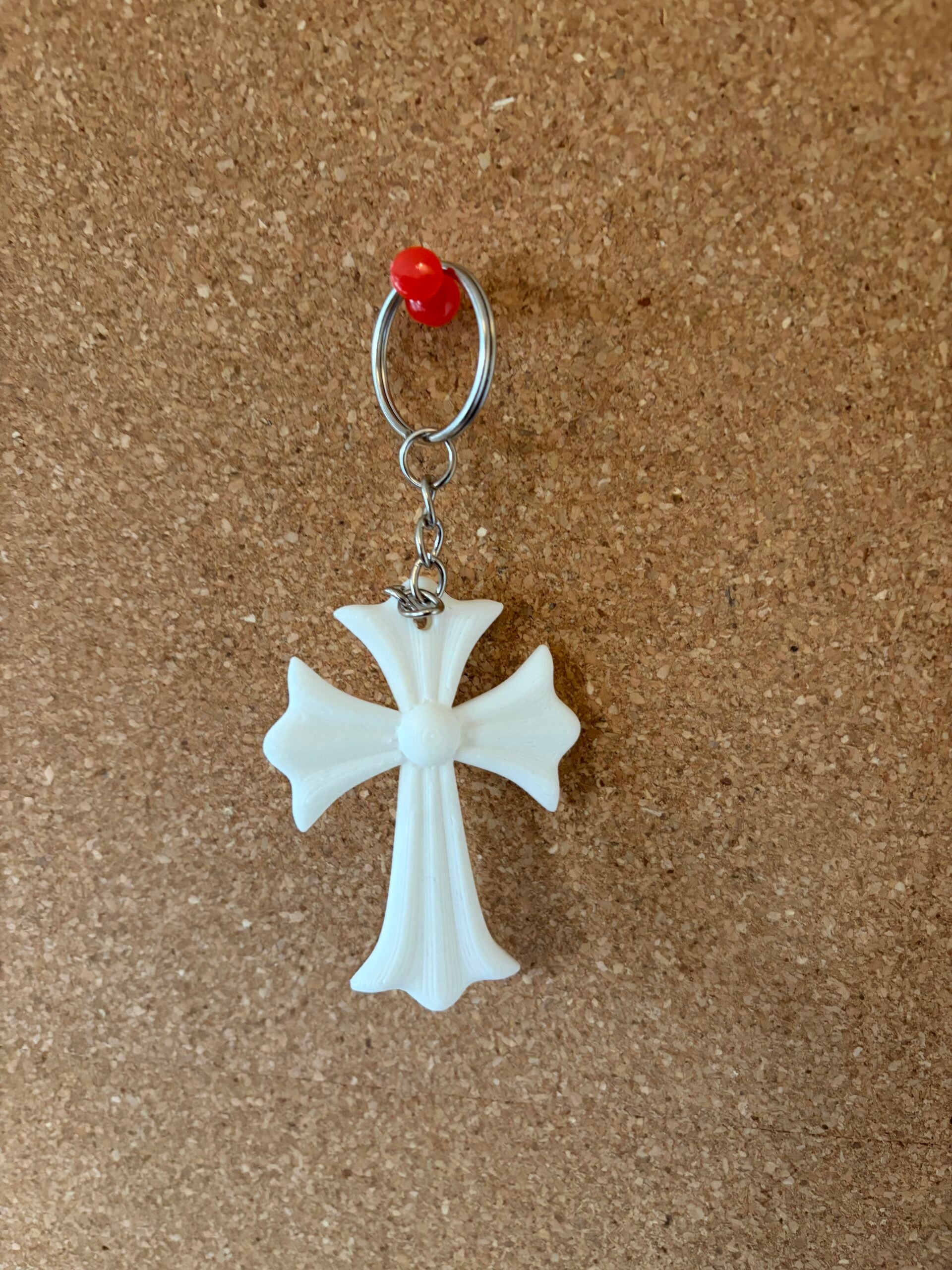 3D Printed Key Ring - Church Cross image 0