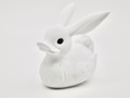 3D Printed Toy Duck Figure Model - Rabbit Duck image 0