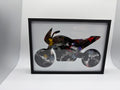 3D Printed Motorbike Sign Picture Frame image 0