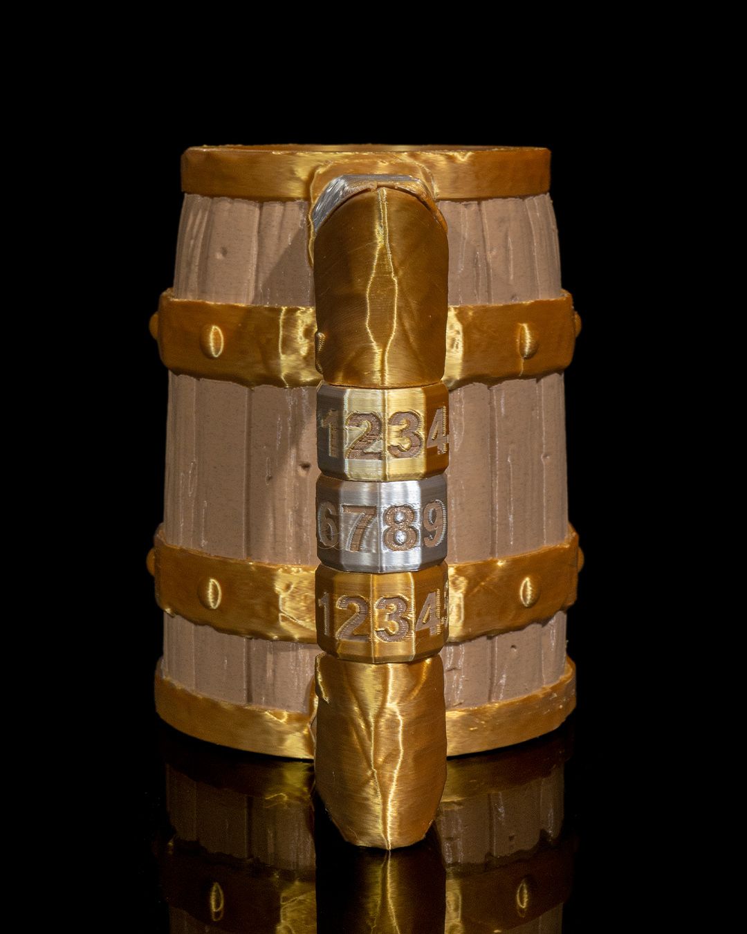 3D Printed Keg Of Beer, Pen Can Holder image 2