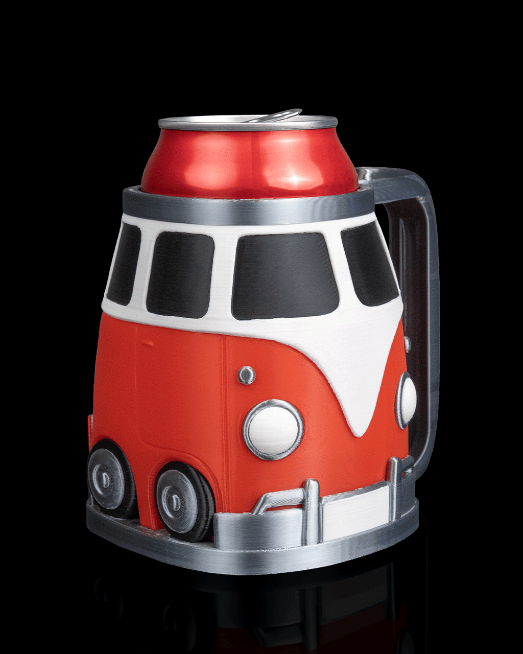 3D Printed VW Cooler Van Beer, Pen Can Holder image 0
