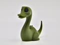 3D Printed Toy Duck Figure Model - Brachiosaurus Duck image 0