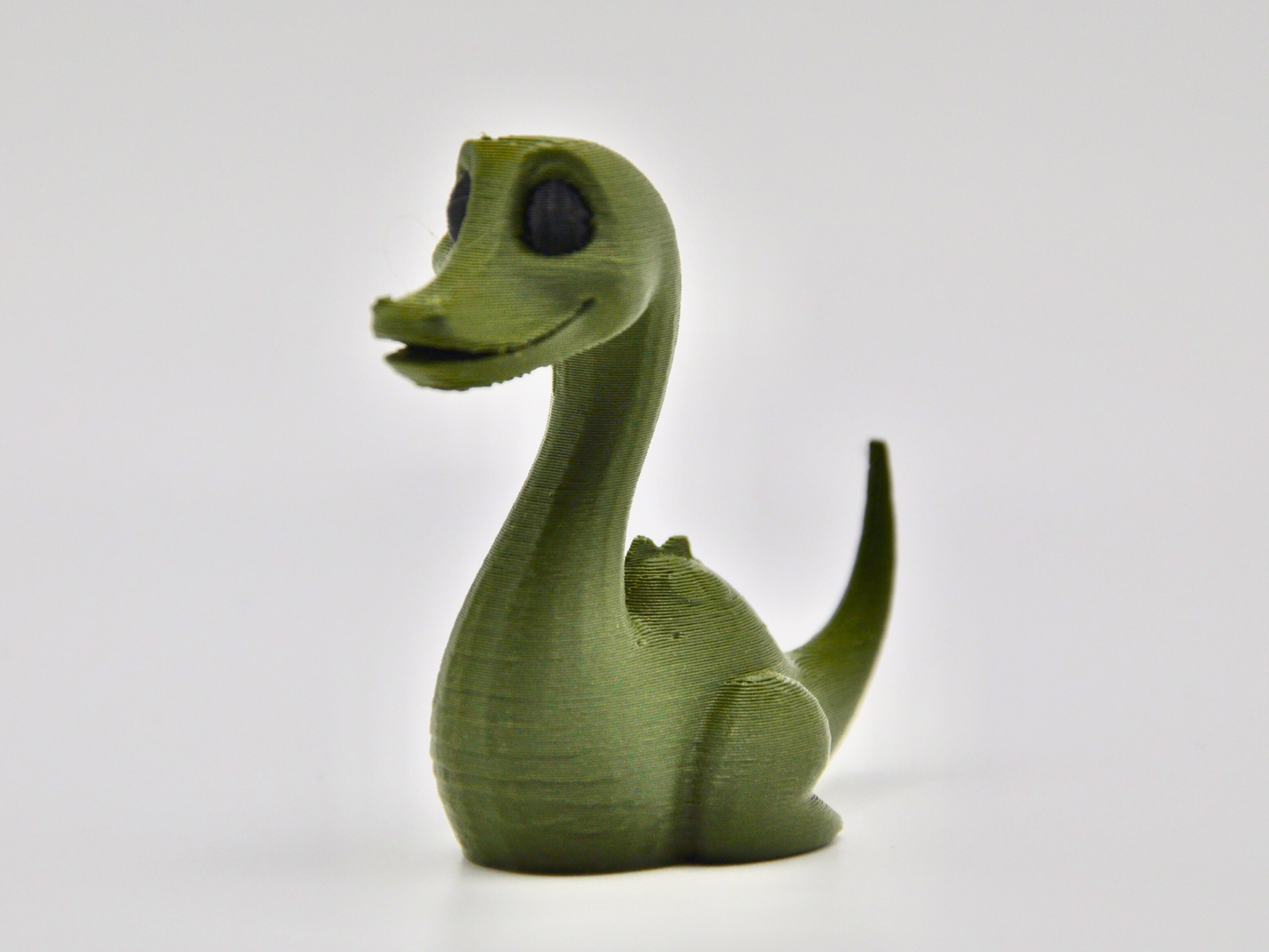 3D Printed Toy Duck Figure Model - Brachiosaurus Duck image 0