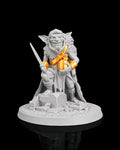 3D Printed Miniature War Warrior Model - Bomb Goblin image 0