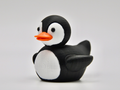 3D Printed Toy Duck Figure Model - Penguin Duck image 0