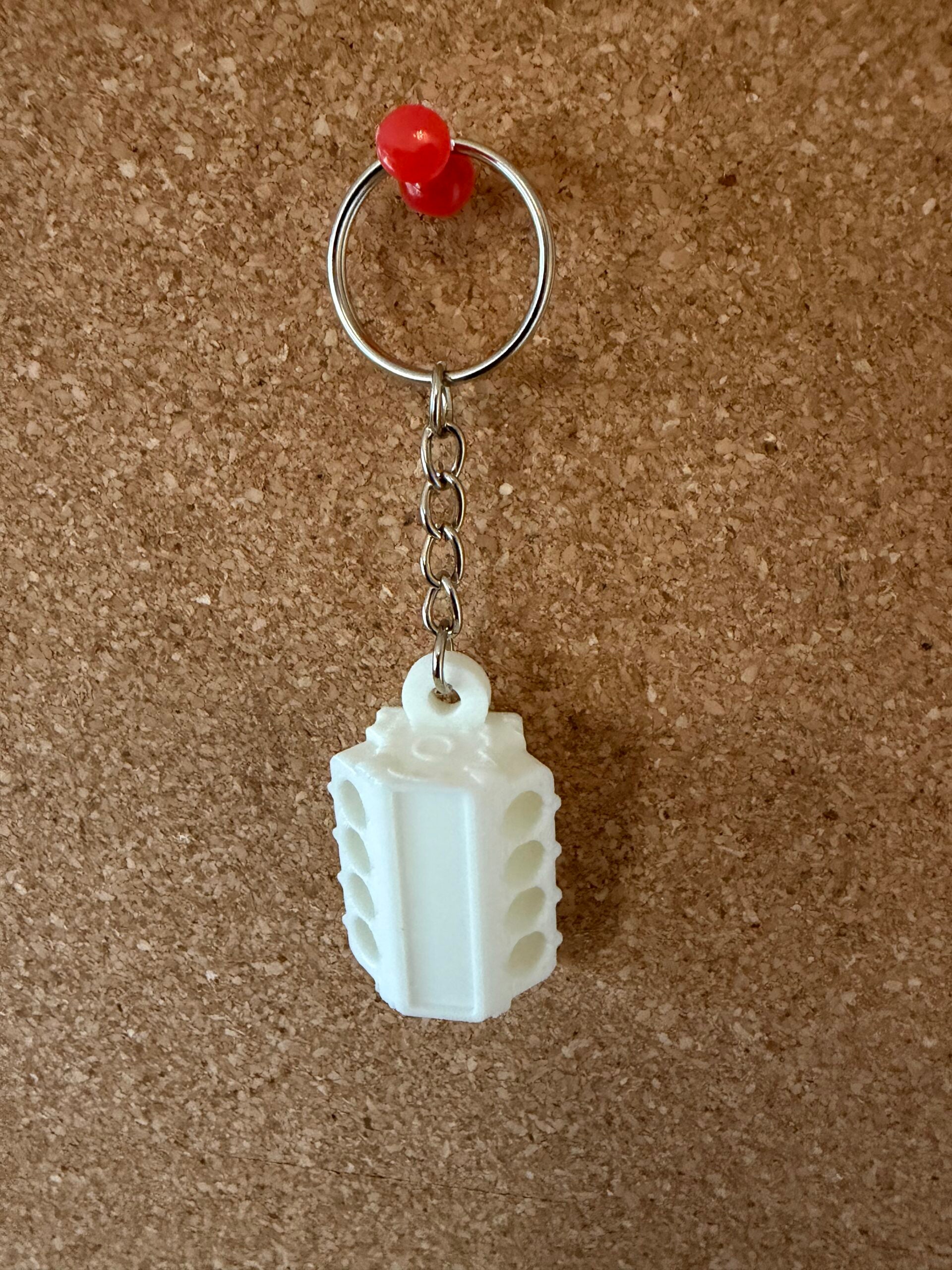 3D Printed Key Ring - V8 Engine image 0
