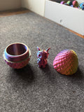 3D Printed Crystal Dragon Egg Surprise Dragons Fidget Gift image 0