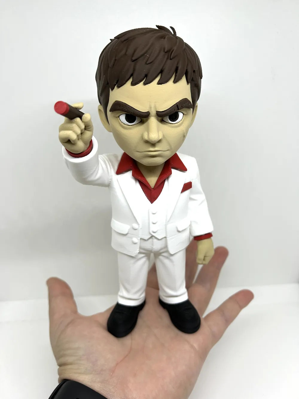 3D Printed Toy Action Figure Model - Tony montana  (Scarface) image 0