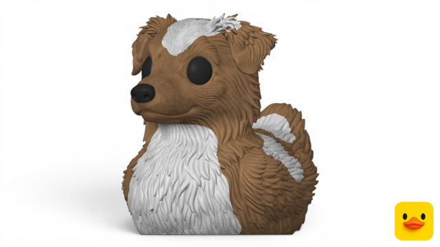 3D Printed Toy Duck Figure Model - Australian Shepherd image 0