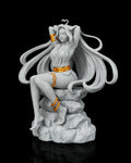 Vibrant 3D Printed Aphrodite Statue with Intricate Mythology Detail image 0