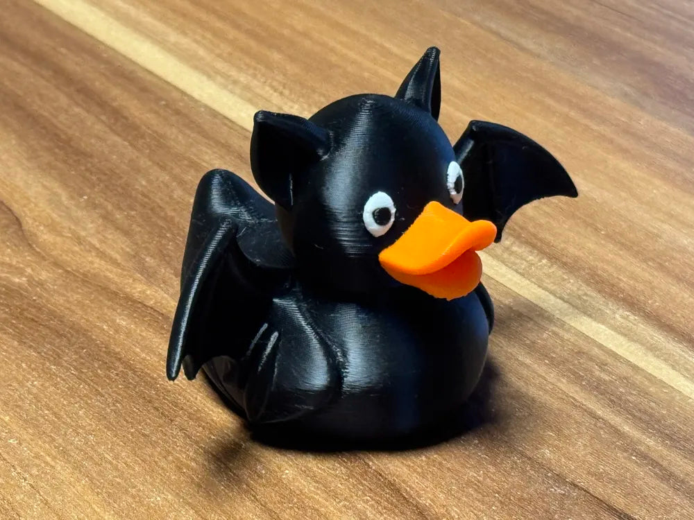 3D Printed Toy Duck Figure Model - Bat Duck image 0
