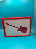 3D Printed Electric Guitar Sign Picture Frame image 0