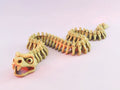 3D Printed Halloween Articulated Flexi Snake - Choice Of Colours image 0