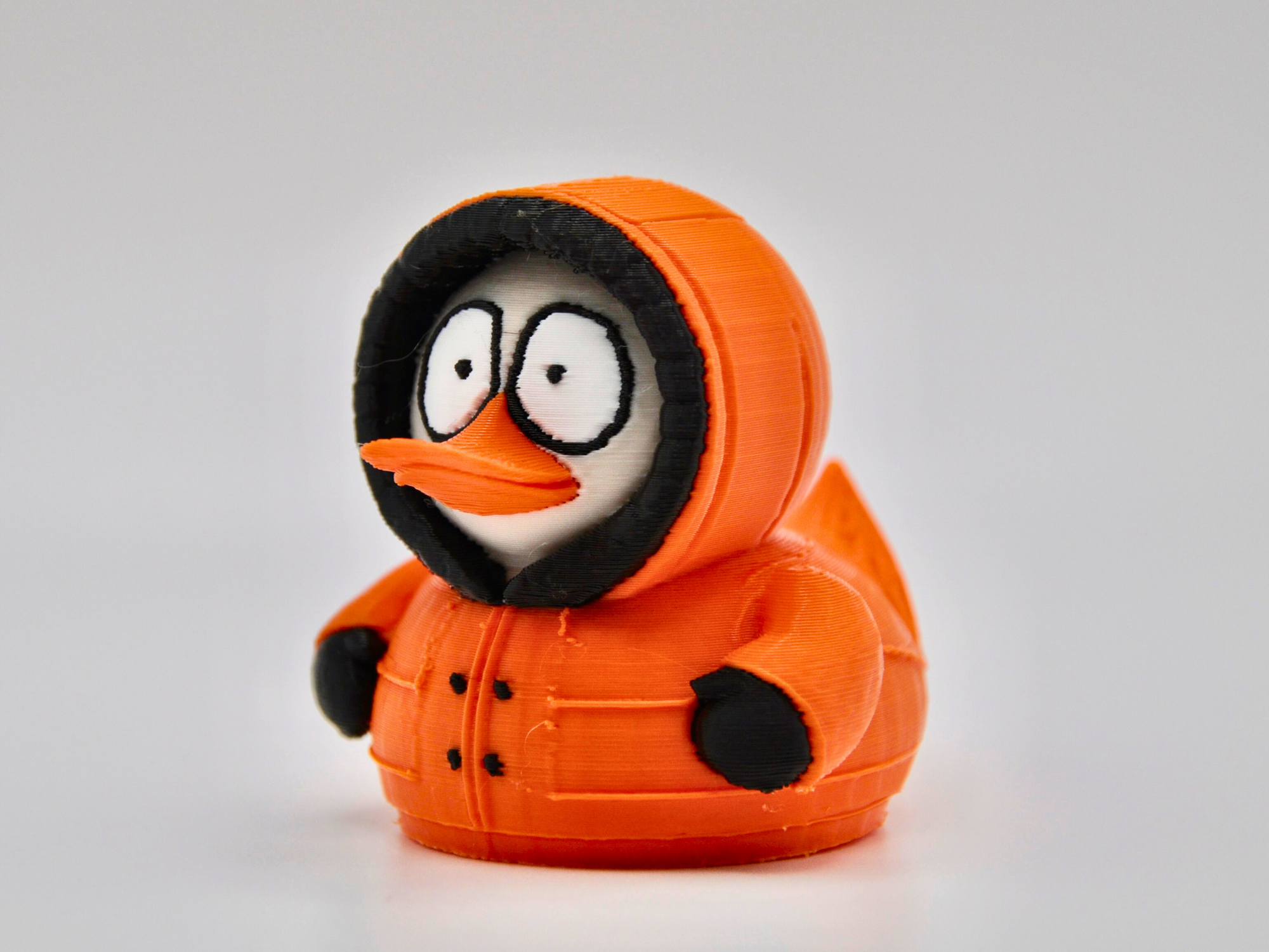 3D Printed Toy Duck Figure Model - Kenny South Park Duck image 0