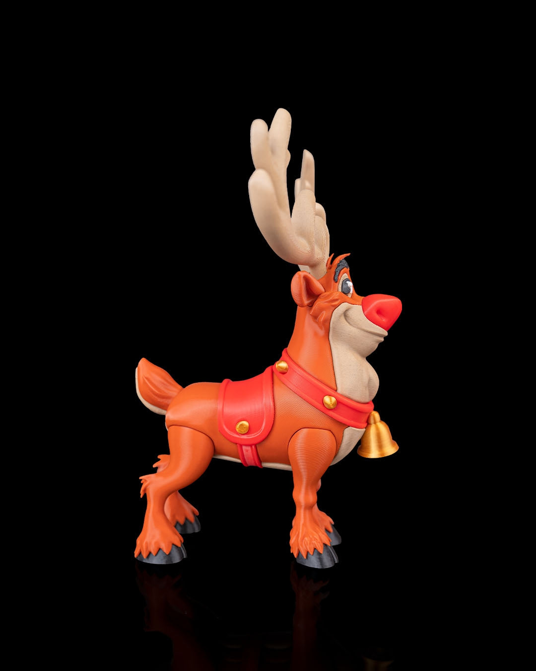 3D Printed Christmas Rudolph, the Sleigh Guardian image 7