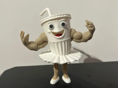 3D Printed Italian Brainrot Action Figure Model -Ballerino lololo image 0