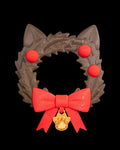 3D Printed Christmas Cat Santa Claws - Wreath image 0