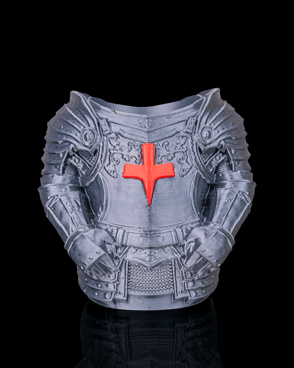 3D Printed Knight Armour Beer, Pen Can Holder image 4
