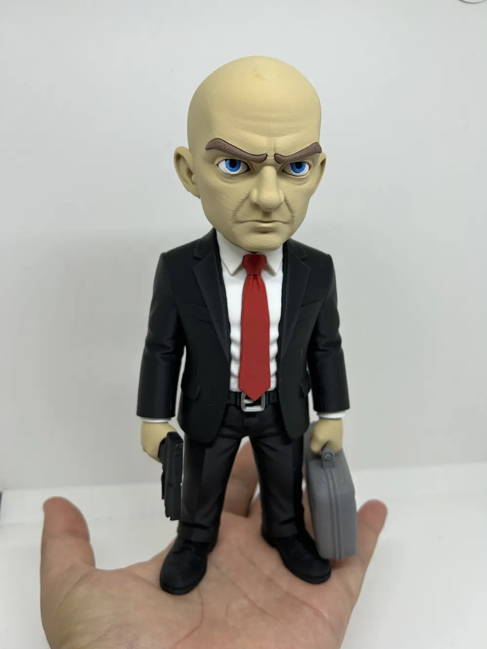 3D Printed Toy Action Figure Model - Hitman image 0