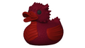 3D Printed Toy Duck Figure Model - Dragon Duck image 0
