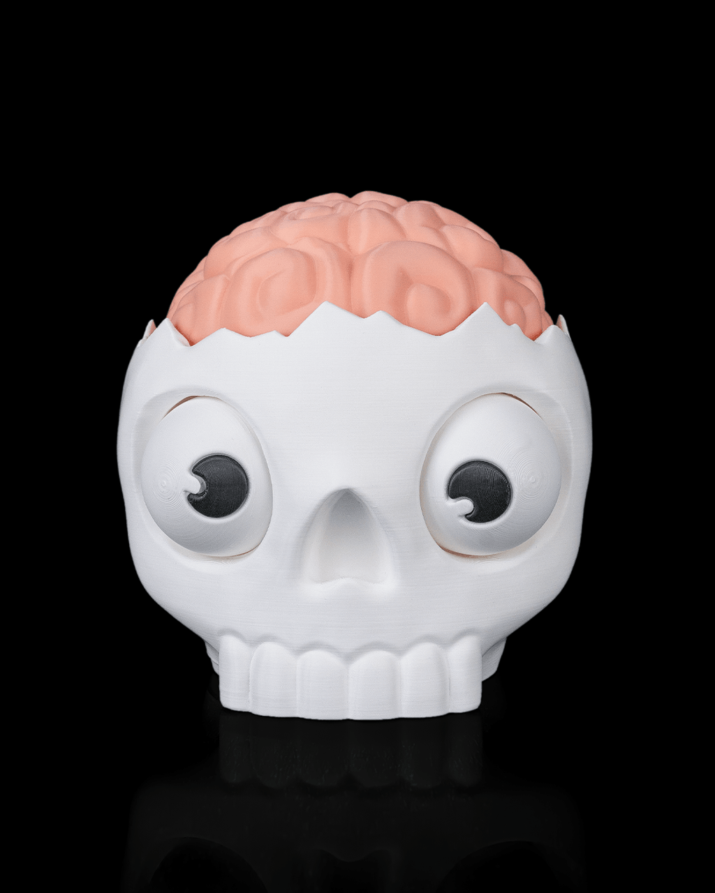 3D Printed Halloween Brain Skull - Candy Bowl