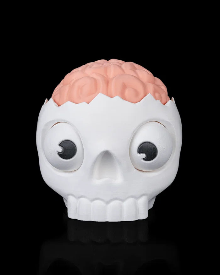 3D Printed Halloween Brain Skull - Candy Bowl