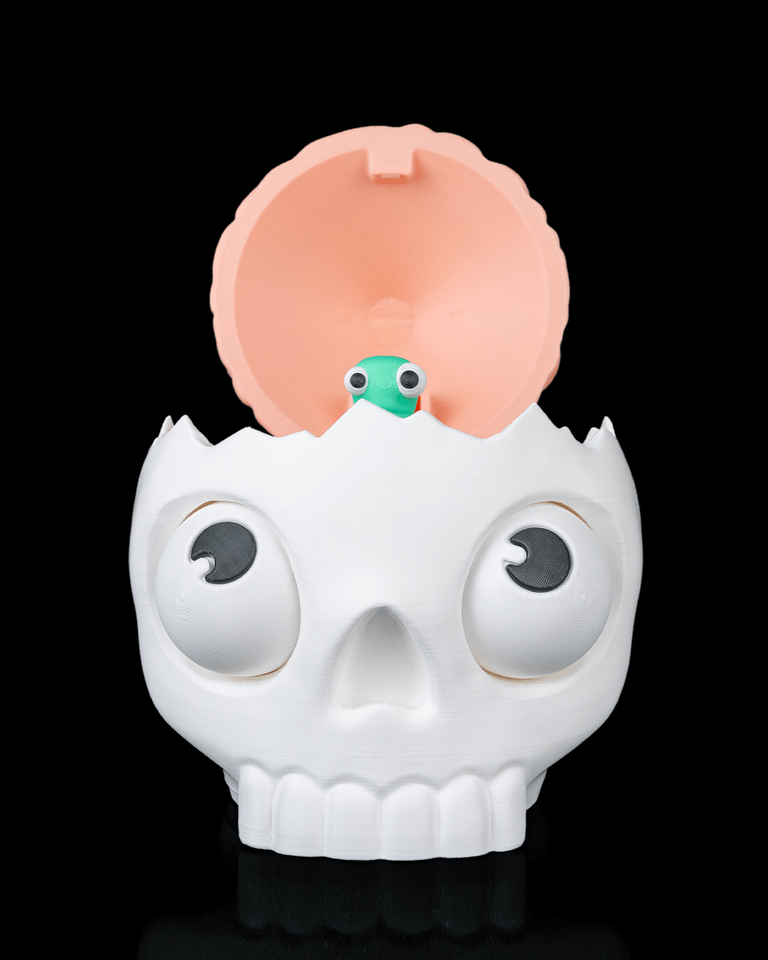3D Printed Halloween Brain Skull - Candy Bowl