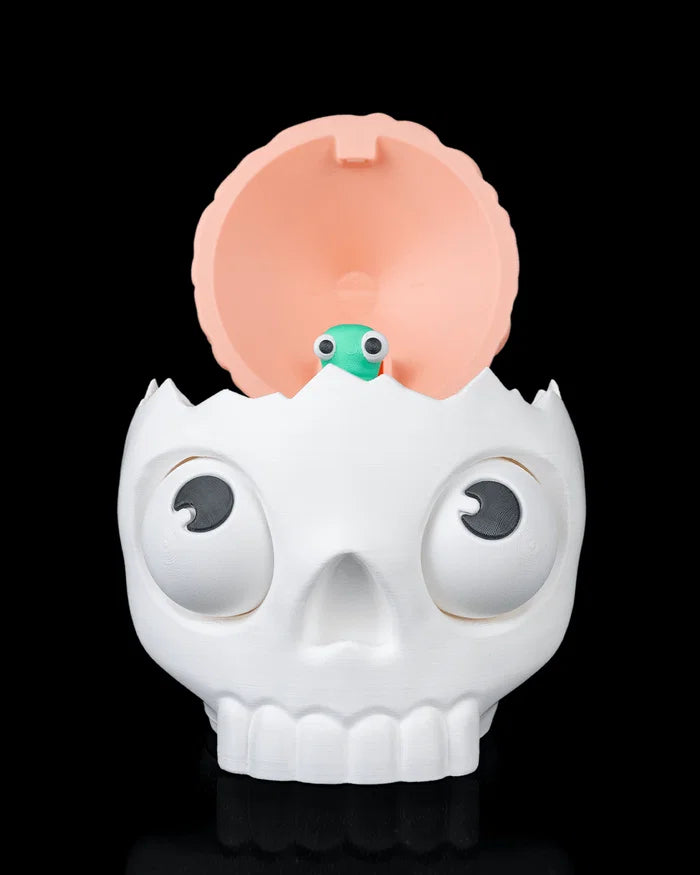 3D Printed Halloween Brain Skull - Candy Bowl