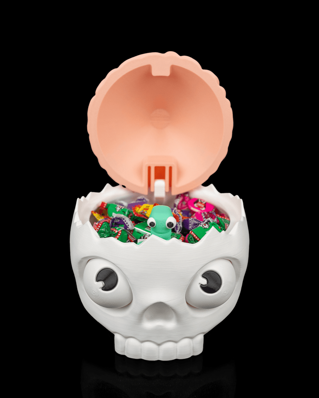 3D Printed Halloween Brain Skull - Candy Bowl