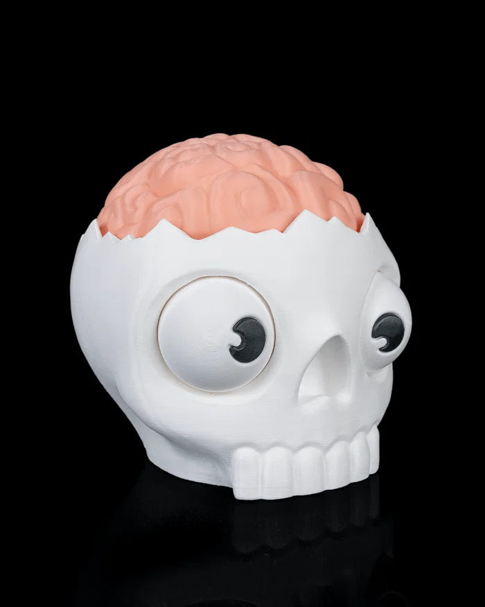 3D Printed Halloween Brain Skull - Candy Bowl