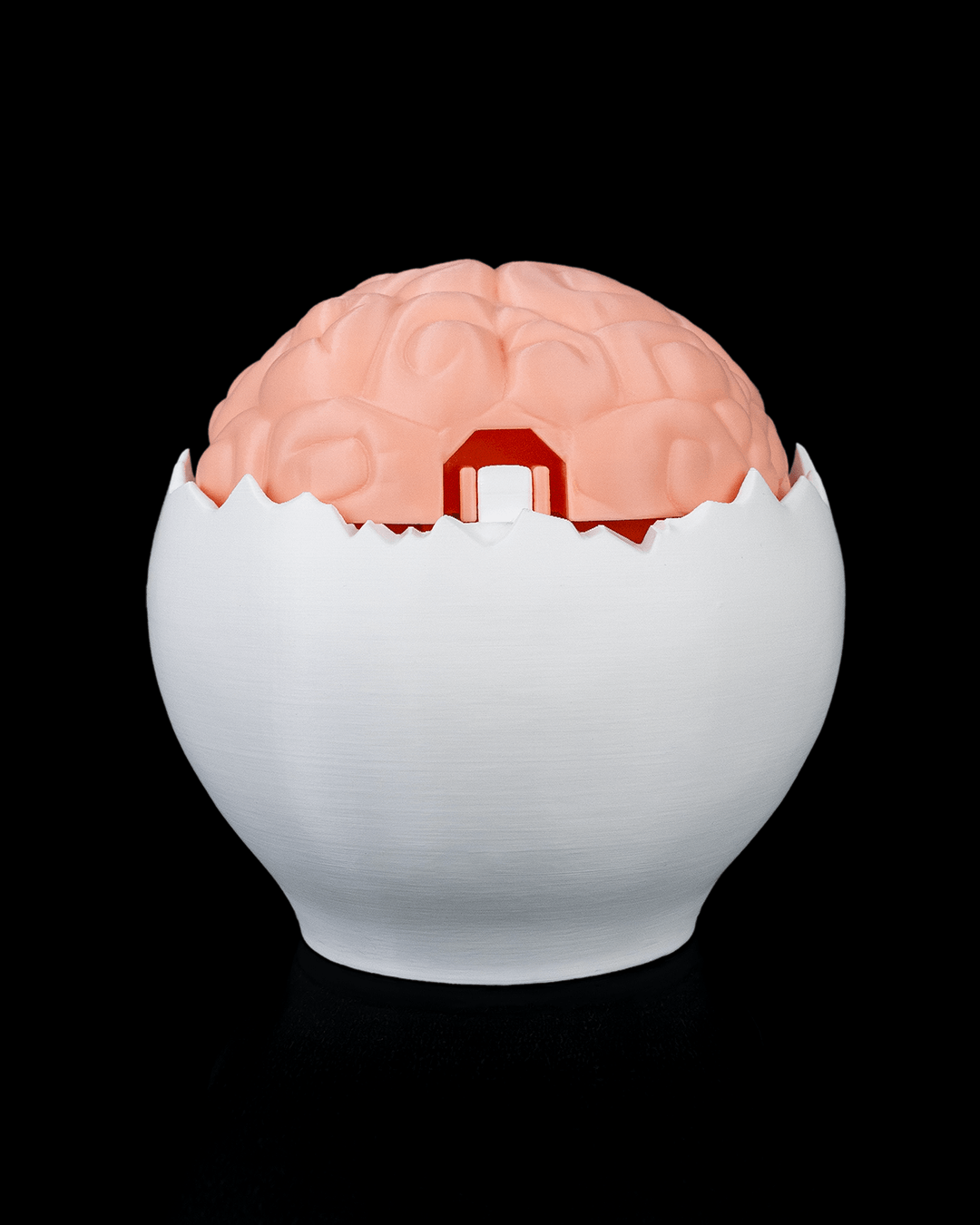 3D Printed Halloween Brain Skull - Candy Bowl