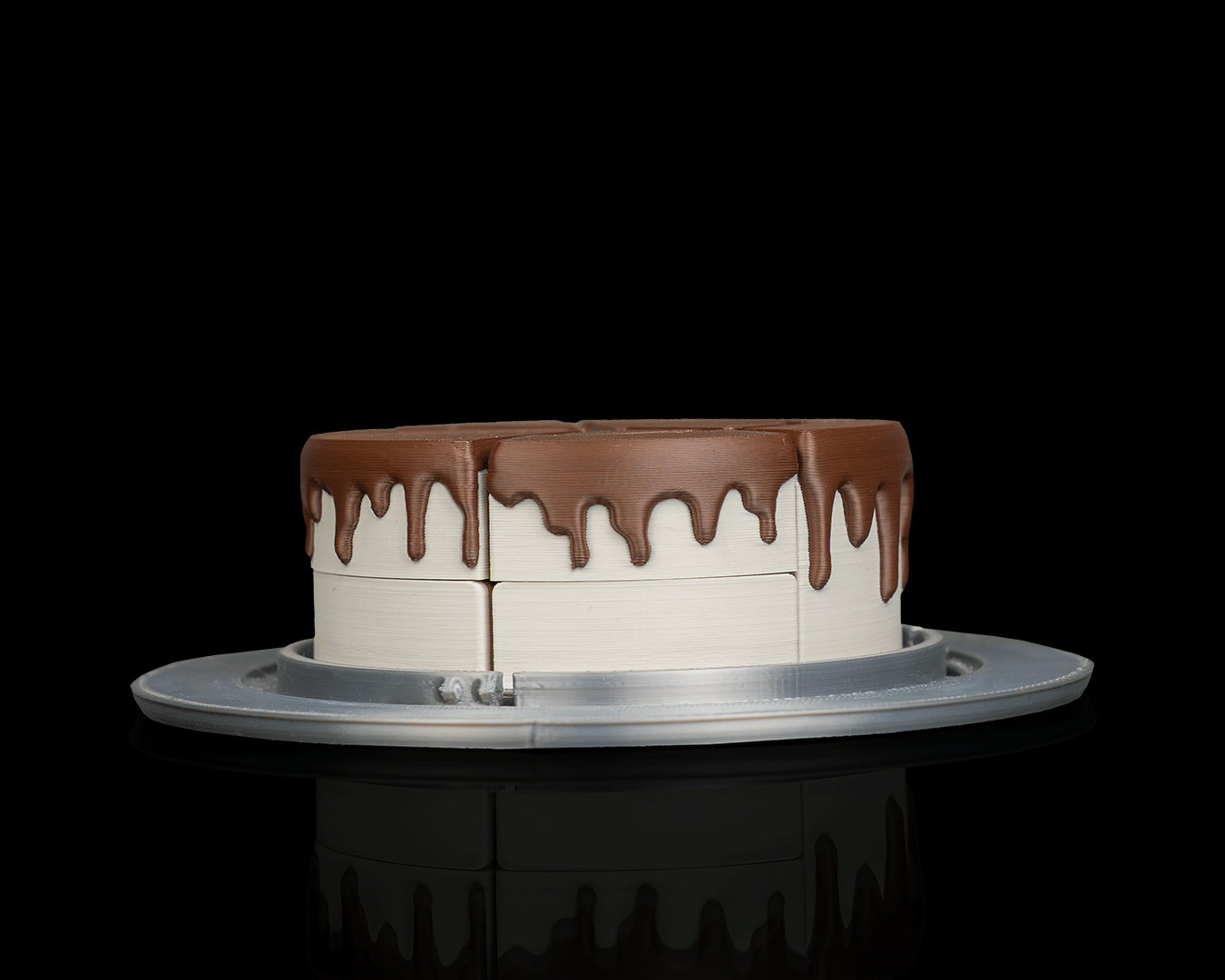 3D Printed Toy Jigsaw Puzzle Game - Cake Slices