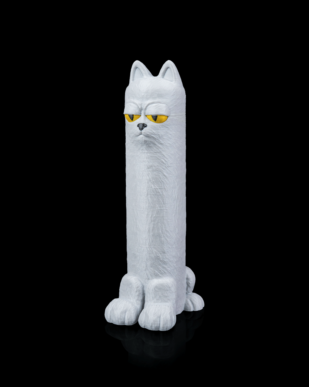 3D Printed Bathroom Toilet Paper Roll Holder - Cat In A Roll