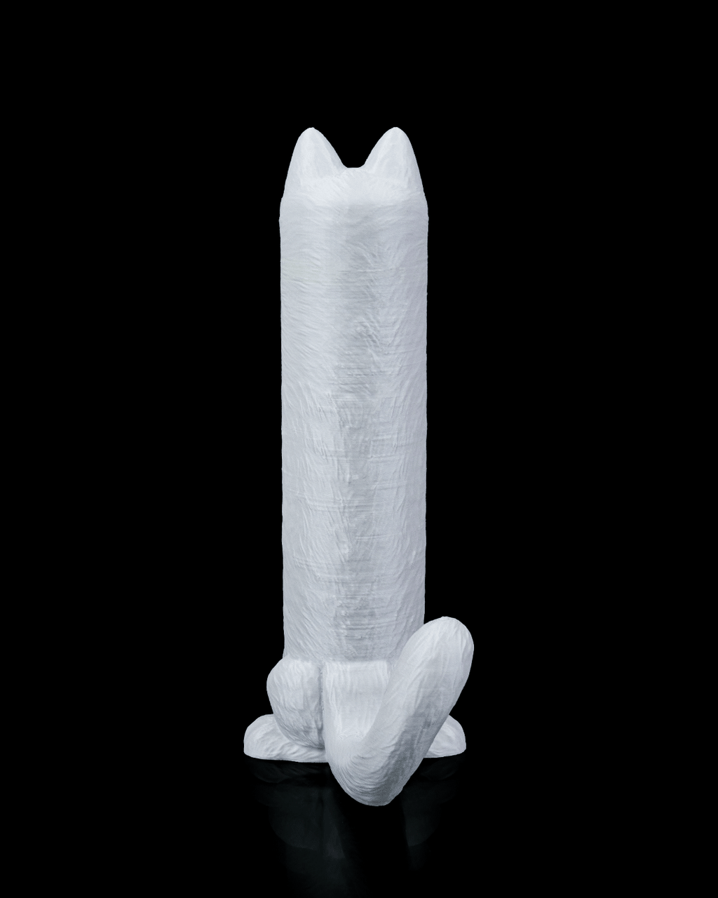 3D Printed Bathroom Toilet Paper Roll Holder - Cat In A Roll