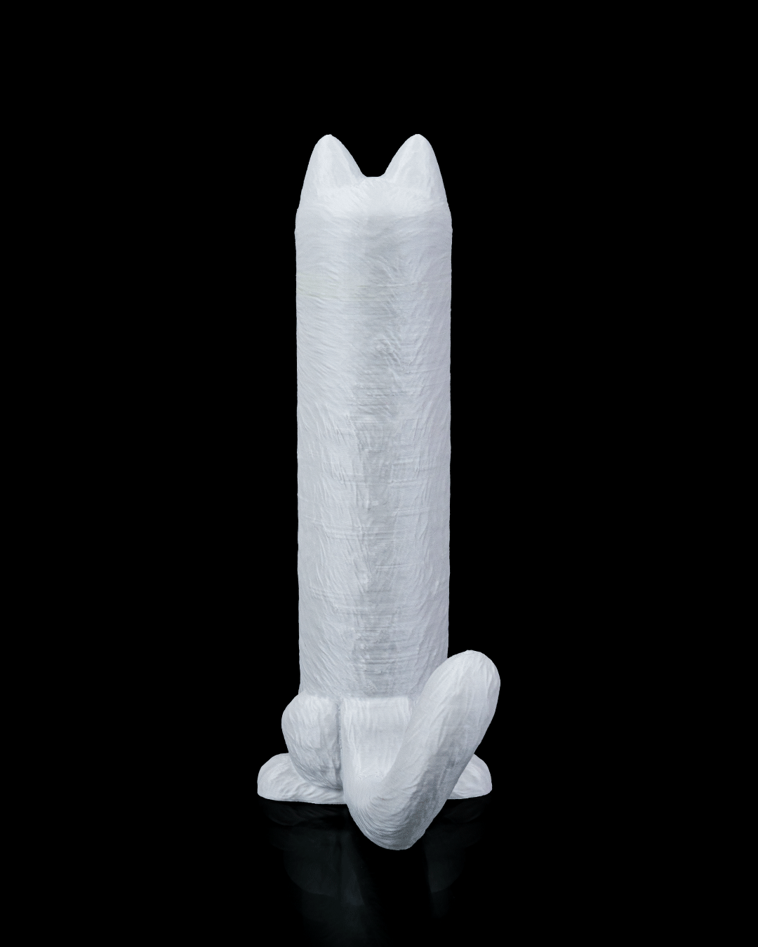3D Printed Bathroom Toilet Paper Roll Holder - Cat In A Roll
