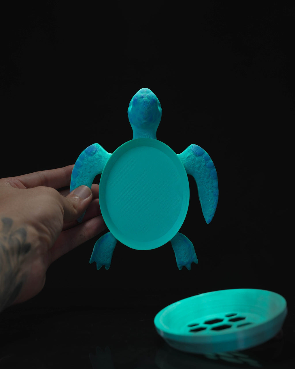 3D Printed Bathroom Sea Turtle Soap Dish