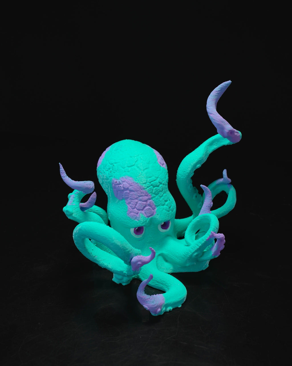 3D Printed Bathroom Octopus Toothbrush Holder - Standing