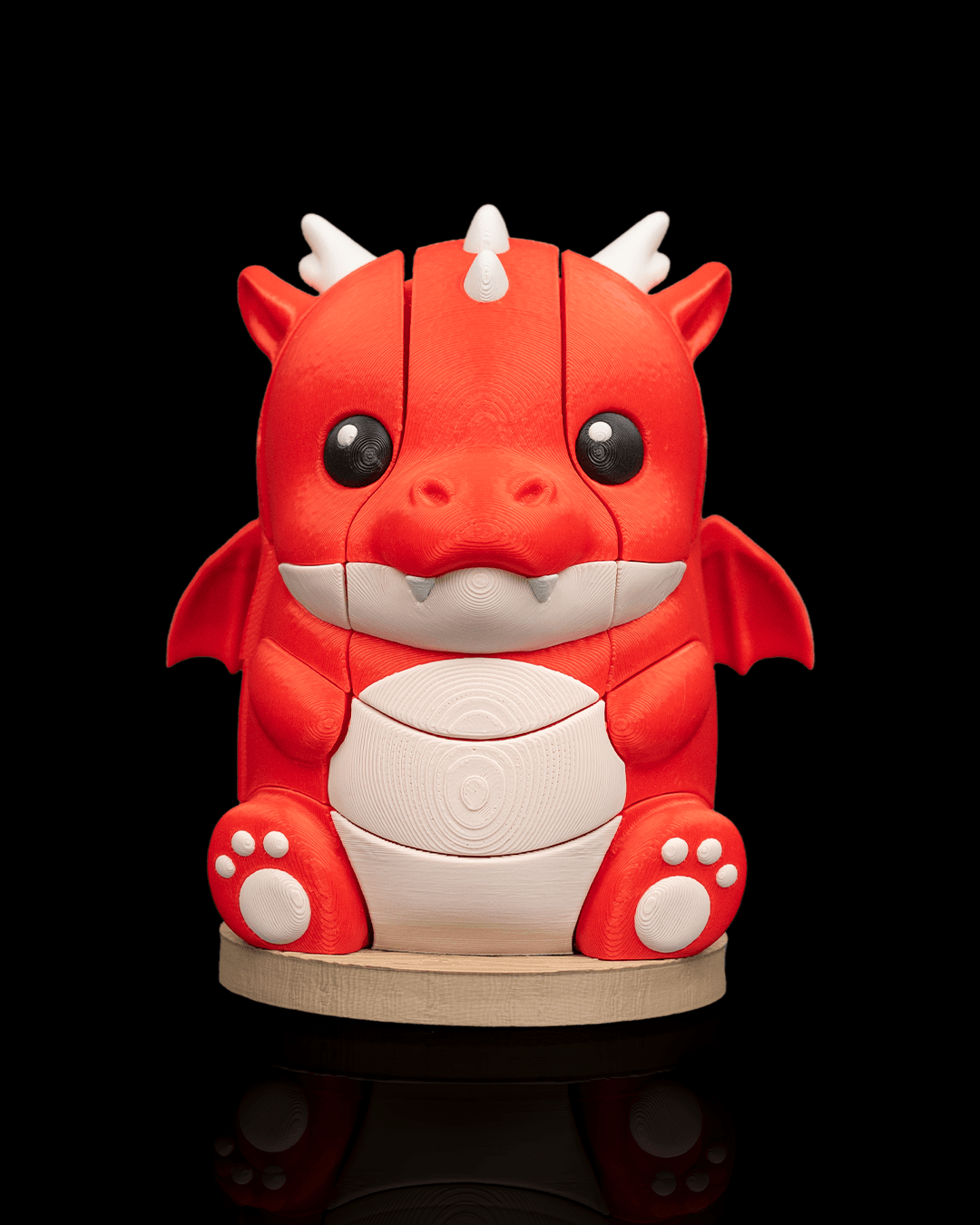 3D Printed Toy Jigsaw Puzzle Game - Dragon Stack