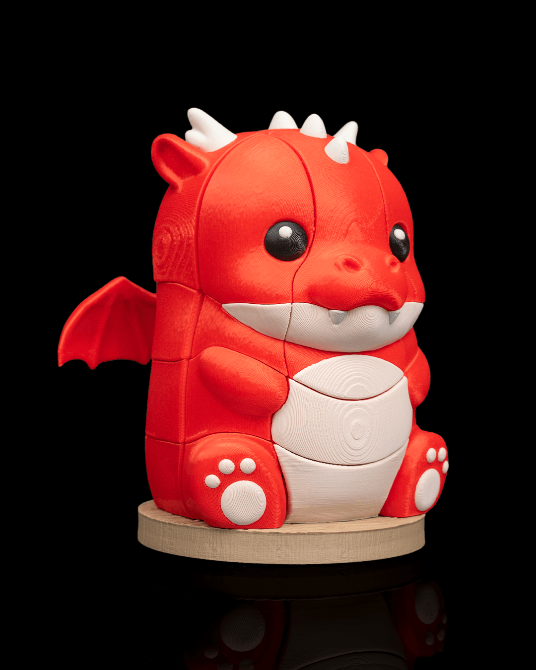 3D Printed Toy Jigsaw Puzzle Game - Dragon Stack