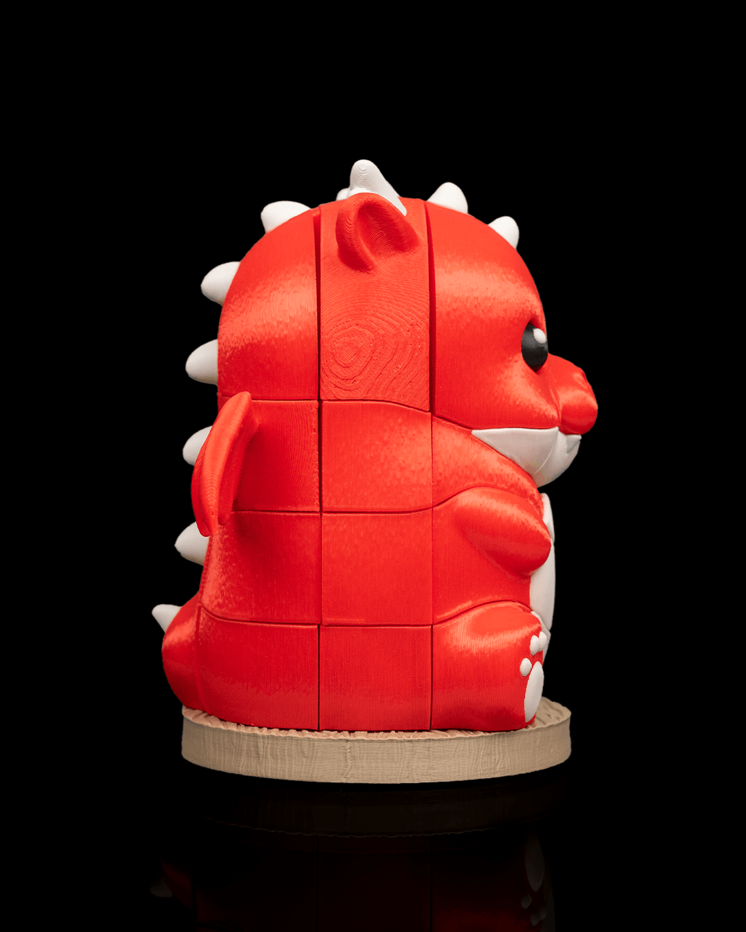 3D Printed Toy Jigsaw Puzzle Game - Dragon Stack