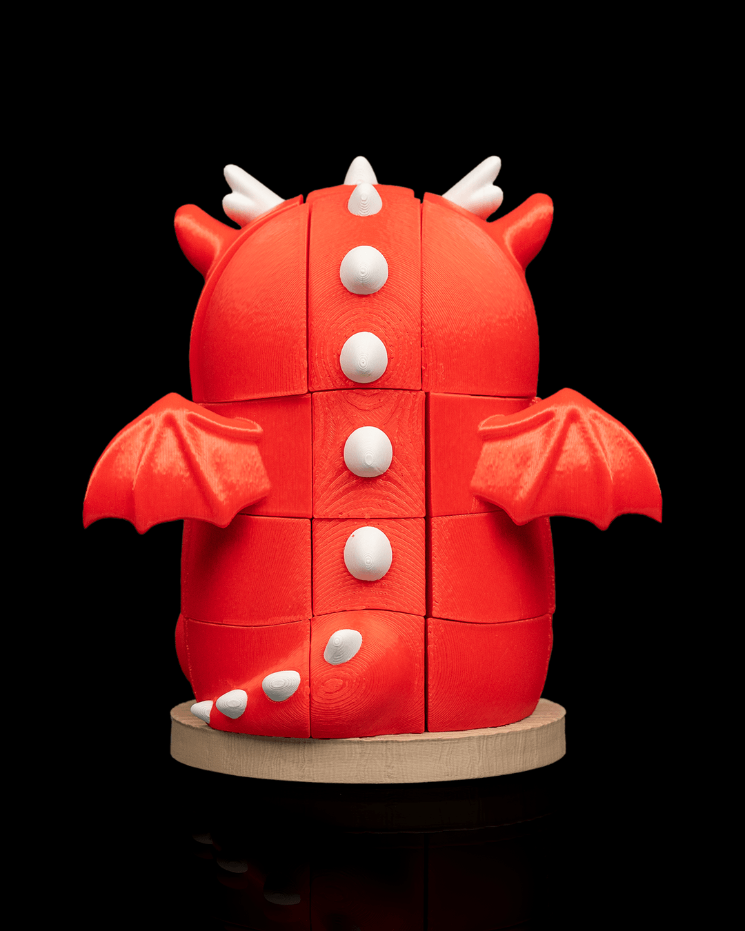 3D Printed Toy Jigsaw Puzzle Game - Dragon Stack