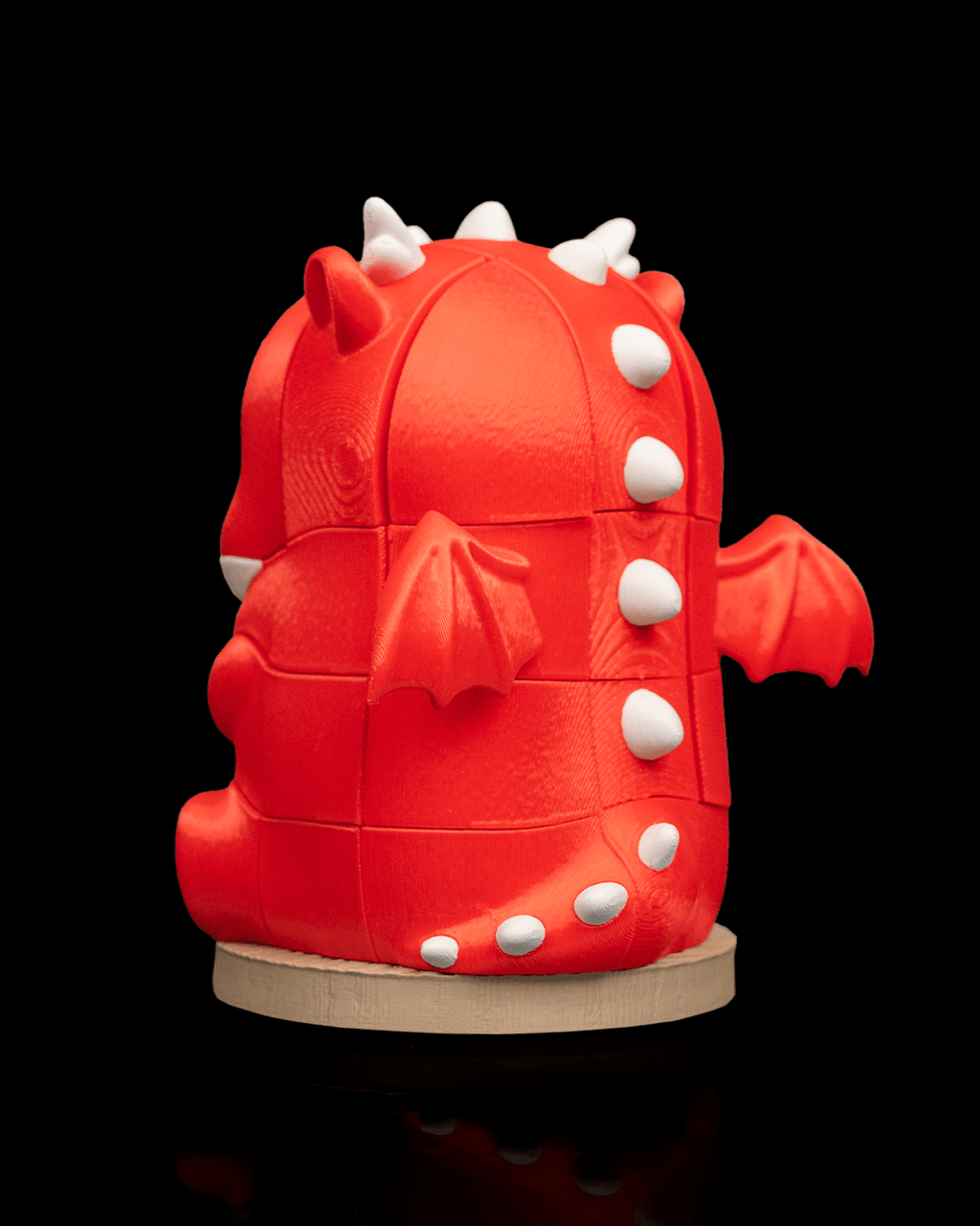 3D Printed Toy Jigsaw Puzzle Game - Dragon Stack