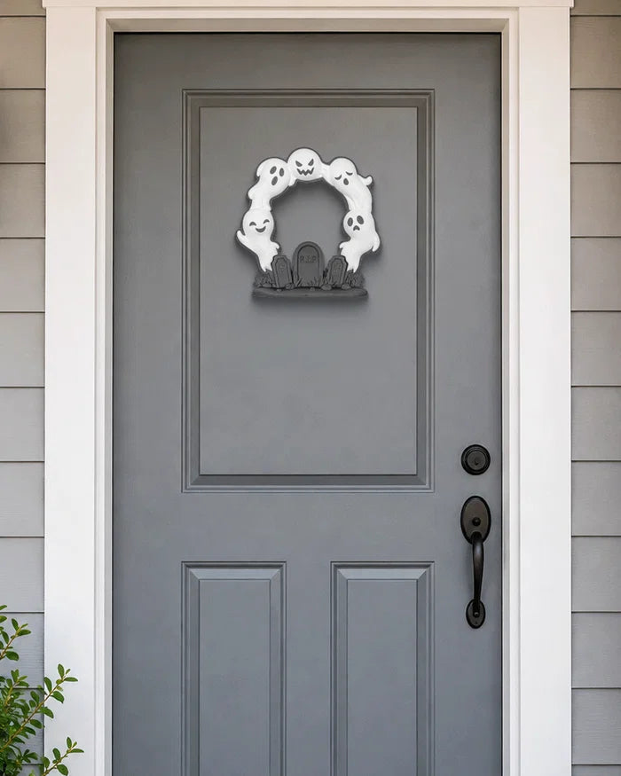 3D Printed Halloween Ghost Arch - Wreath