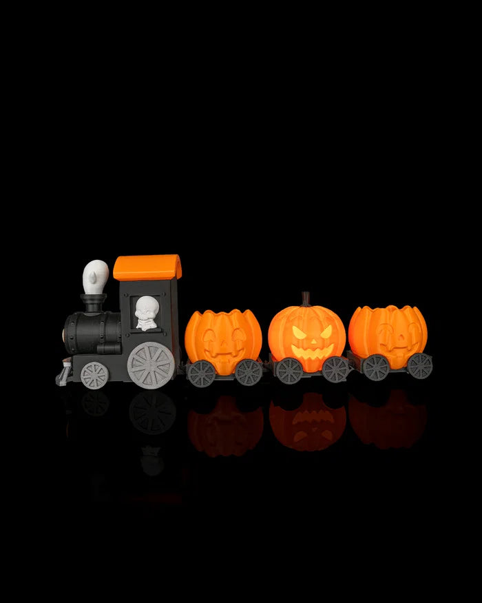 3D Printed Halloween Haunted Pumpkin Train